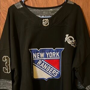 New York Rangers Black Hockey Jersey